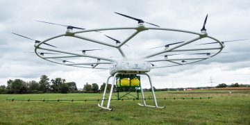 Giant cargo drone that could become a familiar sight in the skies
