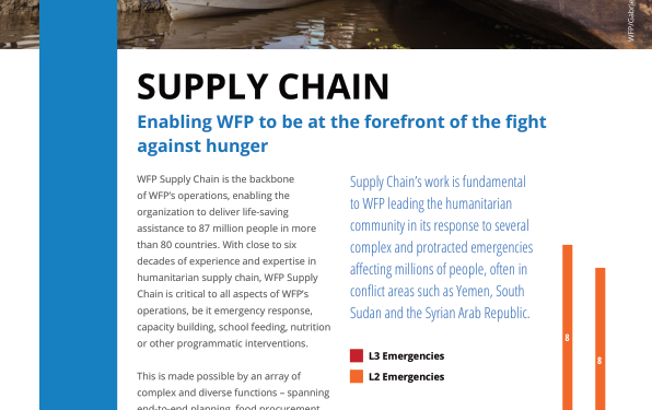 WFP Supply Chain Factsheet (November 2019) – World