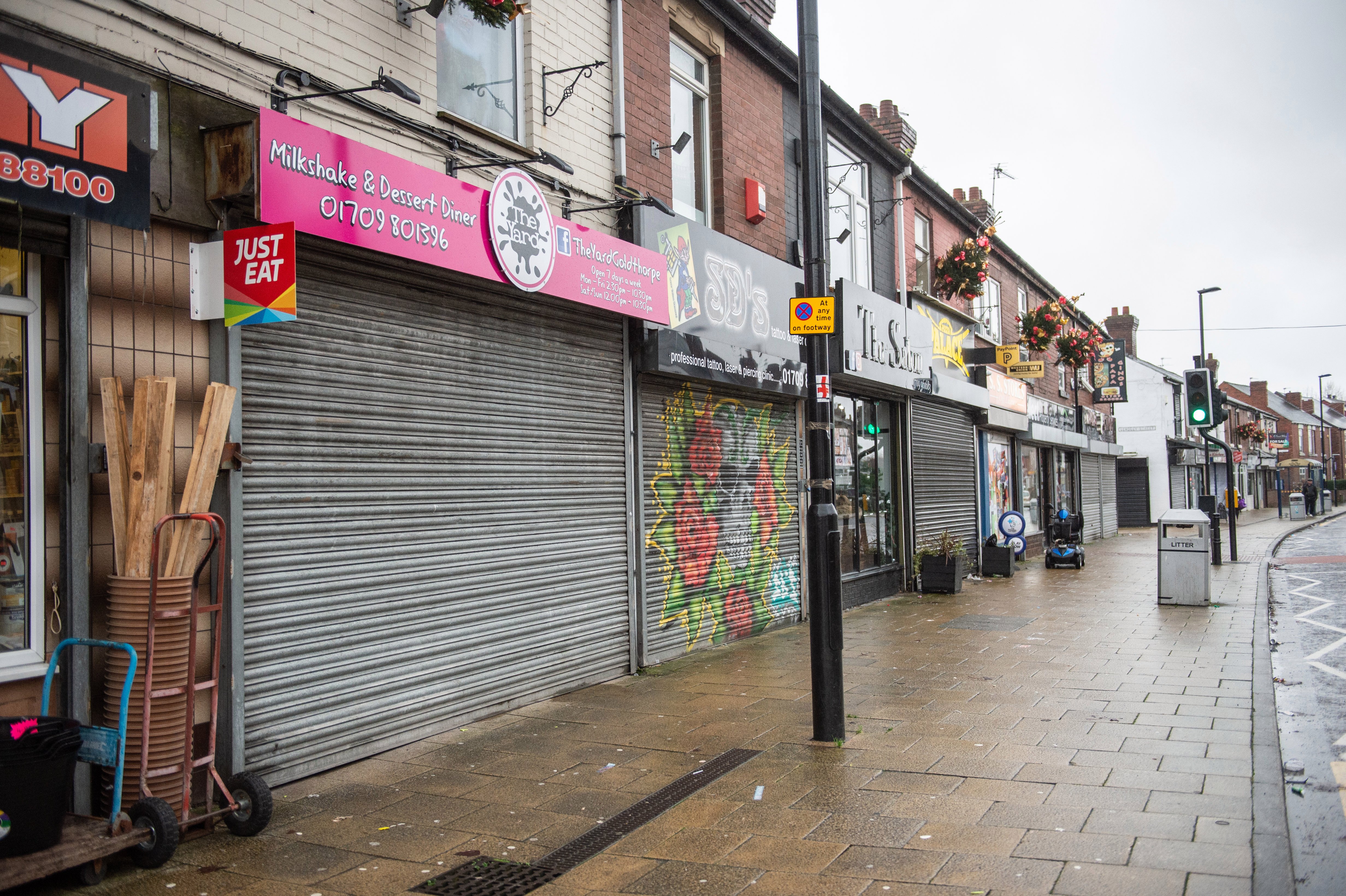  Just nine miles away in the decaying and deserted village high street of Goldthorpe, South Yorks, serves as a stark reminder of how online shopping is killing the UK’s high streets