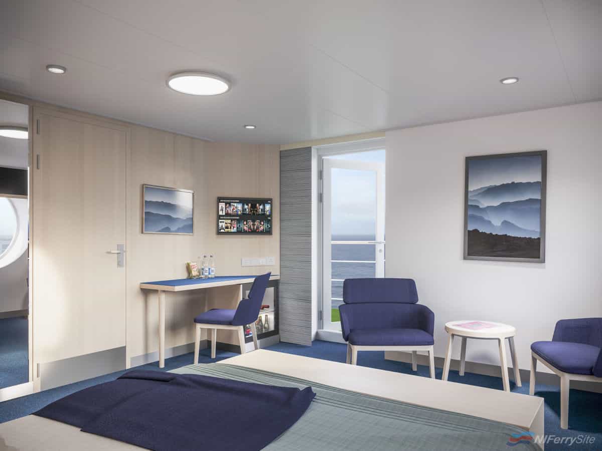 Deluxe Cabin and Balcony Access. © Stena Line