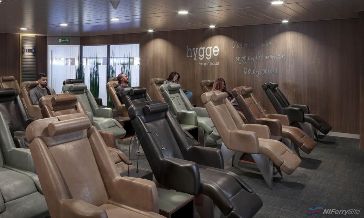Hygge Recline Lounge. © Stena Line