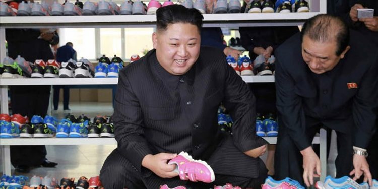 Prestigious Pyongyang shoe factory appears to be making inventory for export