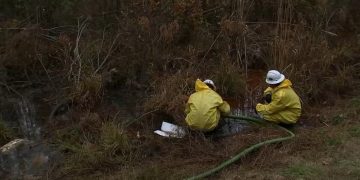 Cumberland crews clean up big spill after illegal fuel dumping