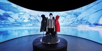 Canada Goose’s new store has no inventory—but it does have real snow