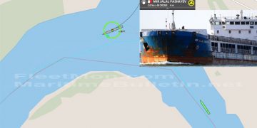 Cargo ship bound for Turkey ran aground, river Don, Russia – Maritime Bulletin