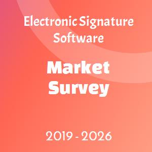 Global Electronic Signature Software Market Growth Opportunities of Players- RightSignature , HelloSign , DocuSign , Adobe Document Cloud , Microsoft
