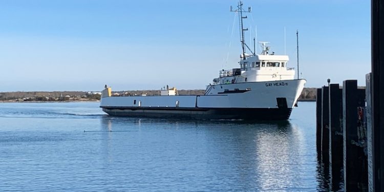 Mechanical issue sidelines freight ferry Gay Head