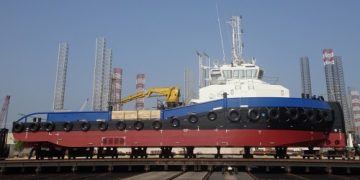 Damen’s Ultra shallow draught shoalbuster ready for action
