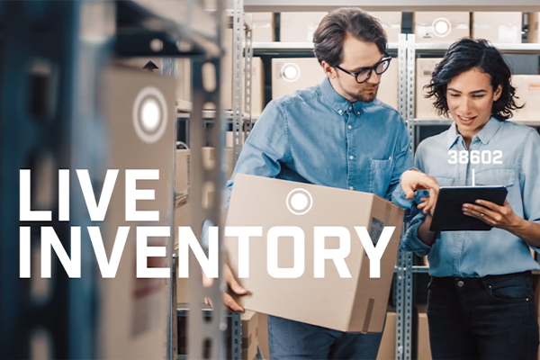 Live inventory provides real time, accurate data to be used in all aspects of your business operation