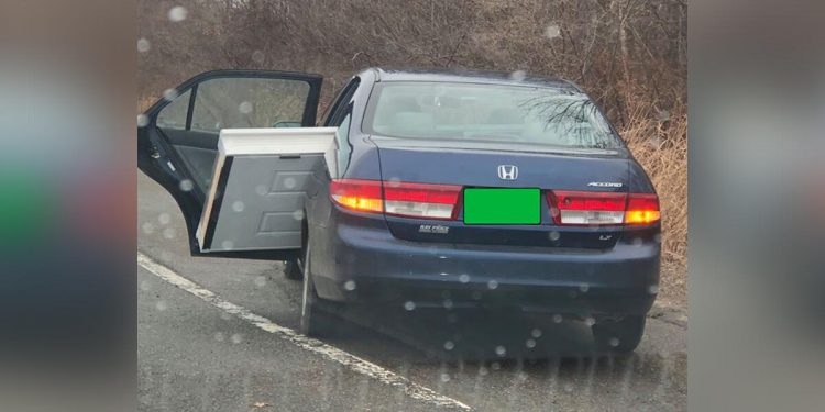 Charlton Police Cite Driver For Precarious Cargo Load