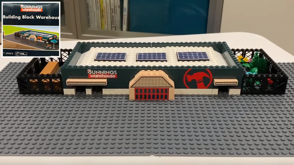 Bunnings releases Lego-style warehouse building block set