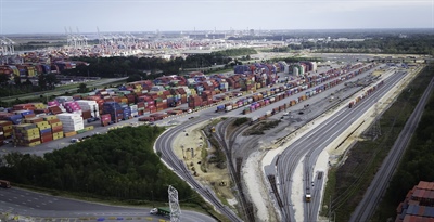 Georgia Ports Rail Cargo Jumps 30% in 3 Years