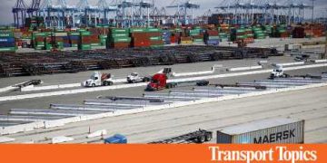 Trade War Turns Seasons Upside Down for Truckers at L.A. Port