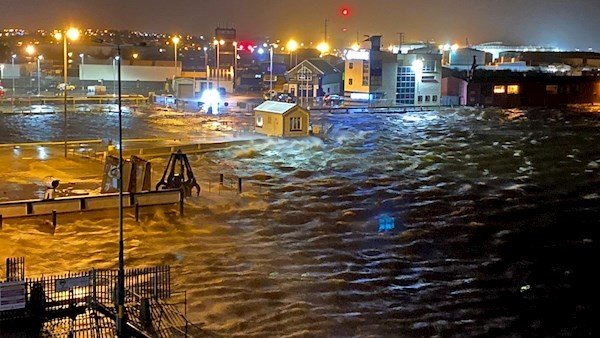 Galway harbourmaster criticises forecasters as cargo ship hits rocks during Storm Elsa