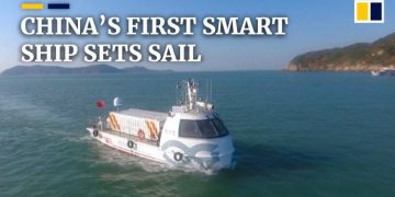 China’s first self-piloted cargo ship sets sail from Guangdong province – South China Morning Post