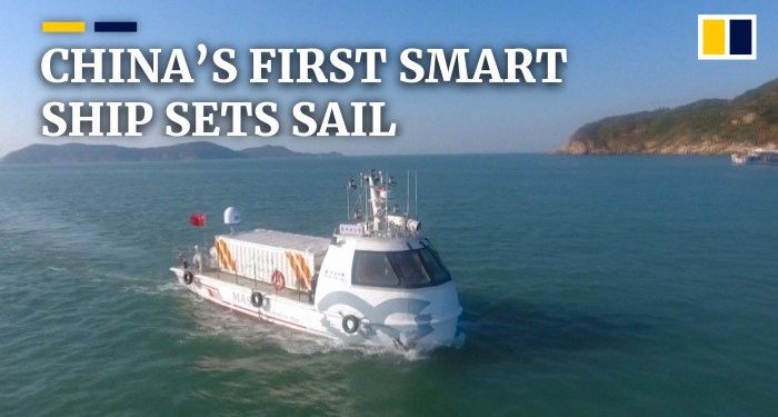 China’s first self-piloted cargo ship sets sail from Guangdong province – South China Morning Post
