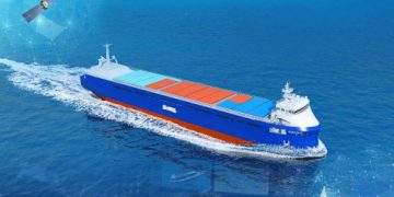 WorldCargo News – News – 300 TEU autonomous vessel from Navigation Brilliance