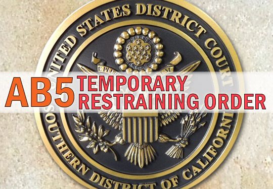 Motor carriers receive temporary relief from California’s AB5