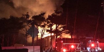Fire Destroys Warehouse Behind Patriot Gas Station Last Night; Cause ‘Suspicious’ and Still Under Investigation, Fire Department Says | Wild Rivers Outpost