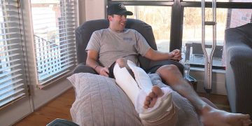 Firefighter injured in Springdale warehouse fire speaks out