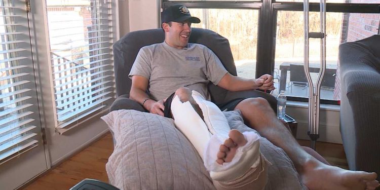 Firefighter injured in Springdale warehouse fire speaks out