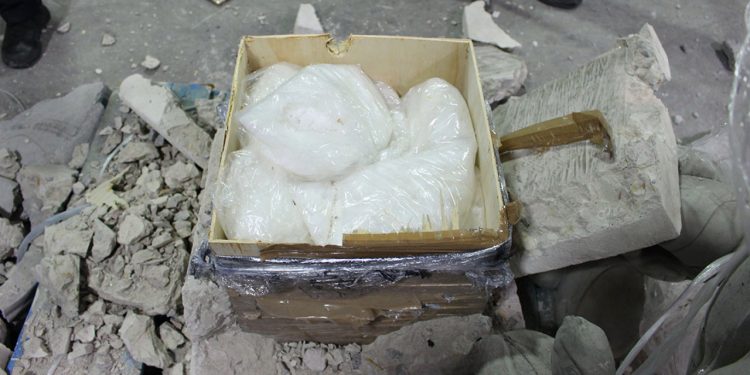 311 pounds of meth found hidden in stone cargo