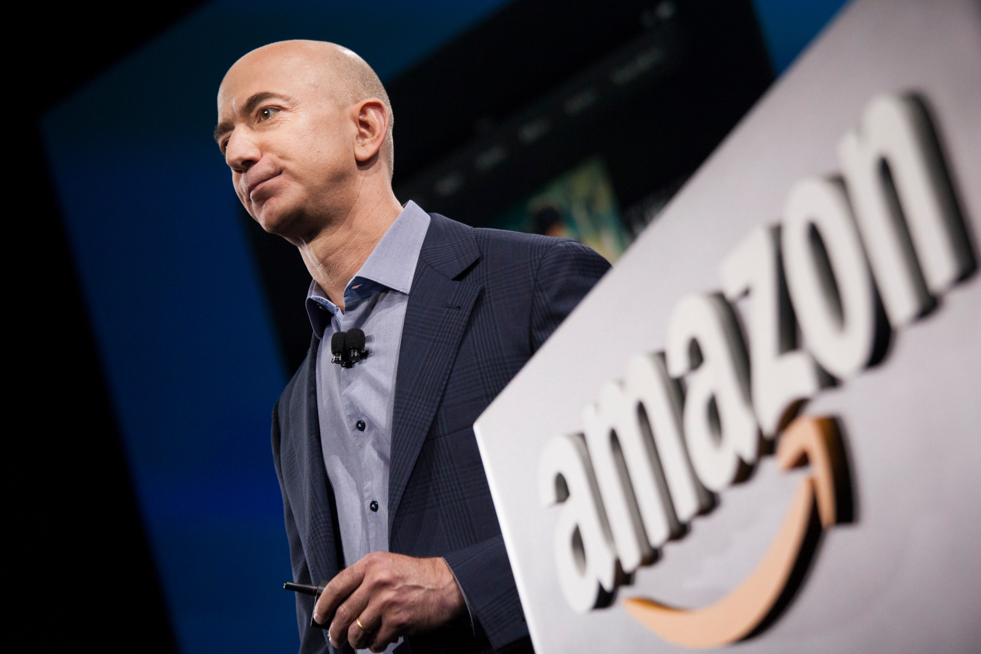 Rolling in money: Amazon.com founder Jeff Bezos
