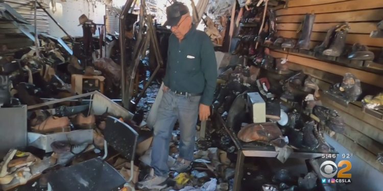 GoFundMe Created For 81-Year-Old Dr. Martens Store Owner After Looters Stole Inventory, Building Caught Fire – CBS Los Angeles