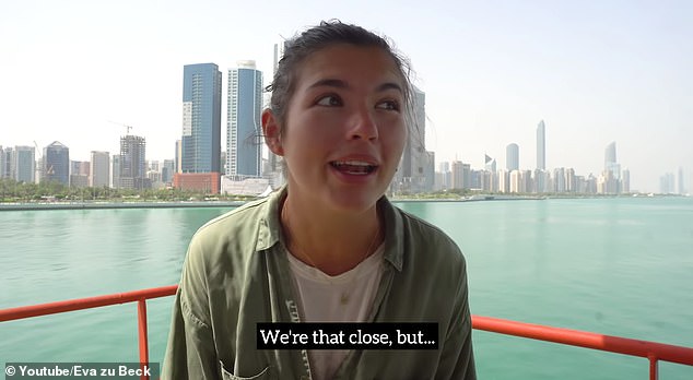 After arriving in the UAE Eva and her friends were unable to leave the ship for an additional eight days, and needed a coronavirus test before being given a visa