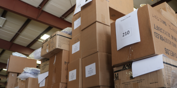 Warehouse filled with PPE supplies headed to Tucson schools