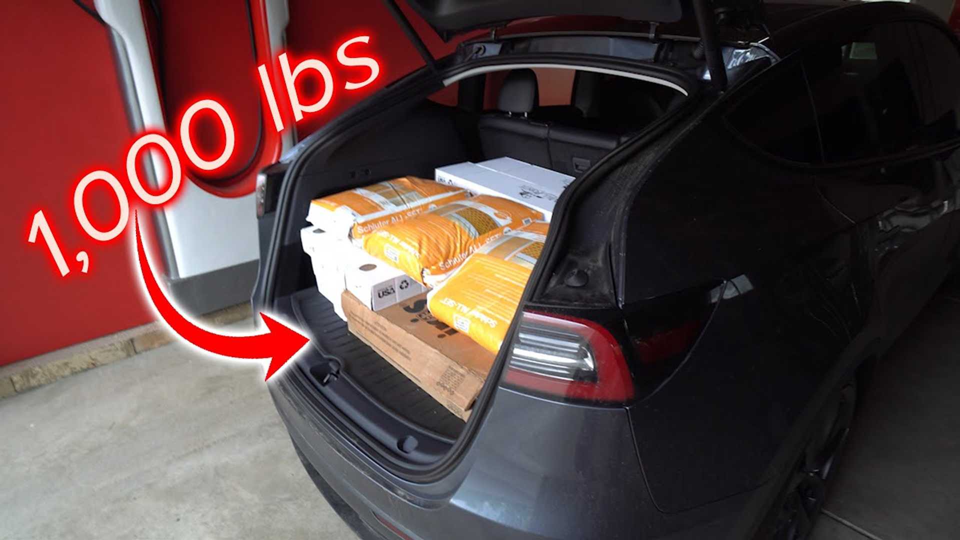 Tesla Model Y Heavy Cargo Load And Stress Test | United States Supply