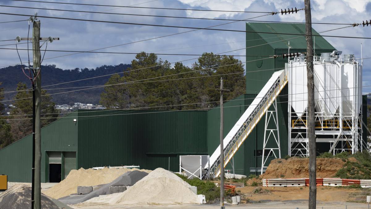 Hi-Quality Group's concrete plant in Fyshwick. Picture: Sitthixay Ditthavong Hi-Quality Group's concrete plant in Fyshwick. Picture: Sitthixay Ditthavong