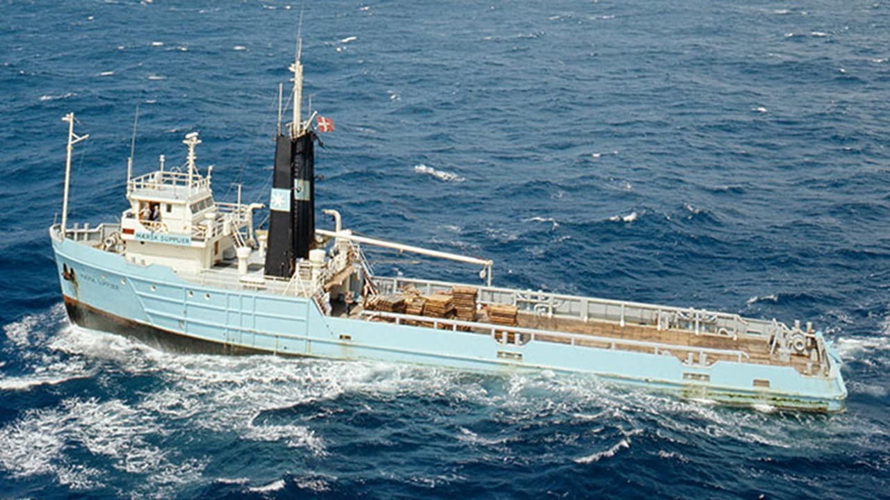 A Maersk Supply Service ship, which also features the distinctive light blue hull. (Photo: A.P. Møller - Mærsk)