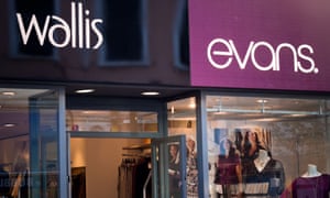 Evans was part of the Arcadia retail empire built by Sir Philip Green.