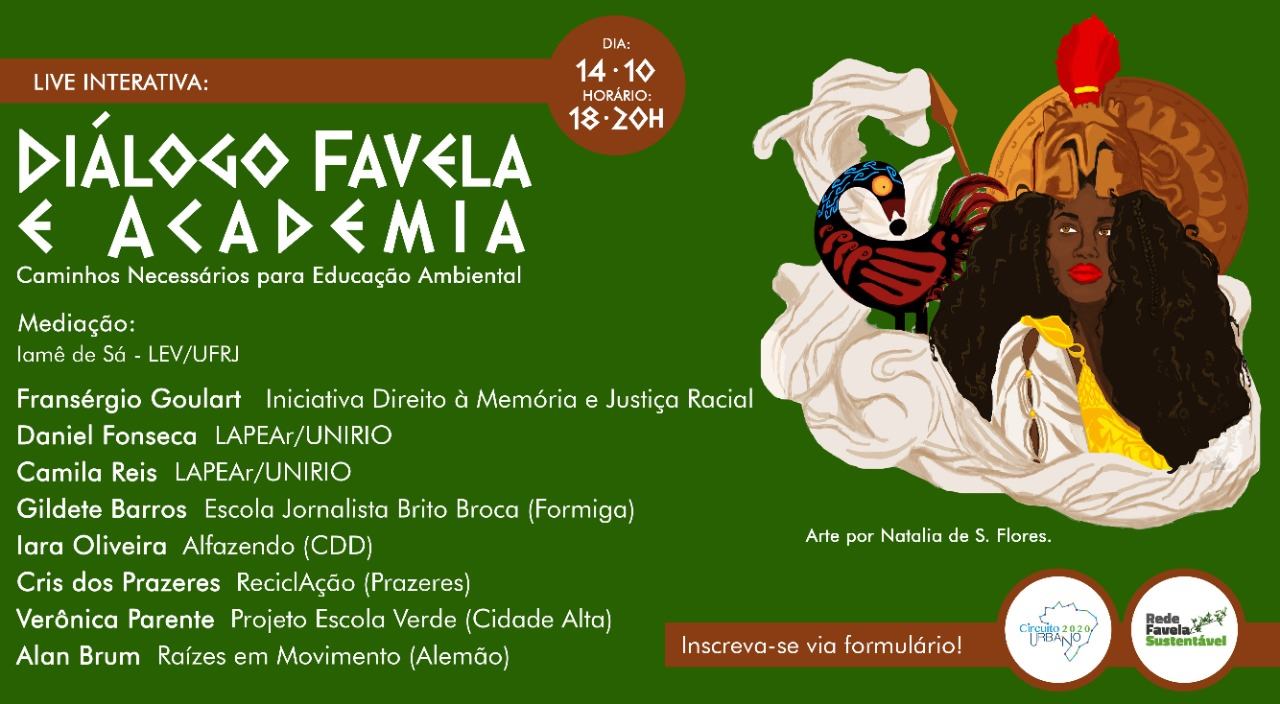 Online Event "Favela and Academy: Necessary Routes for Environmental Education" from the SFN Environmental Education Working Group
