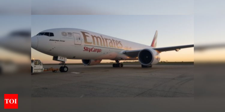 Brazilian satellite flown to India by Emirates cargo for launch
