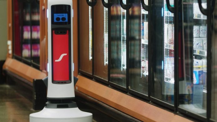 Tally is a robotic grocery store worker that keeps a precise inventory.