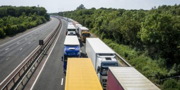 Fears grow for stranded drivers and perishable cargo as truck queues build in Kent