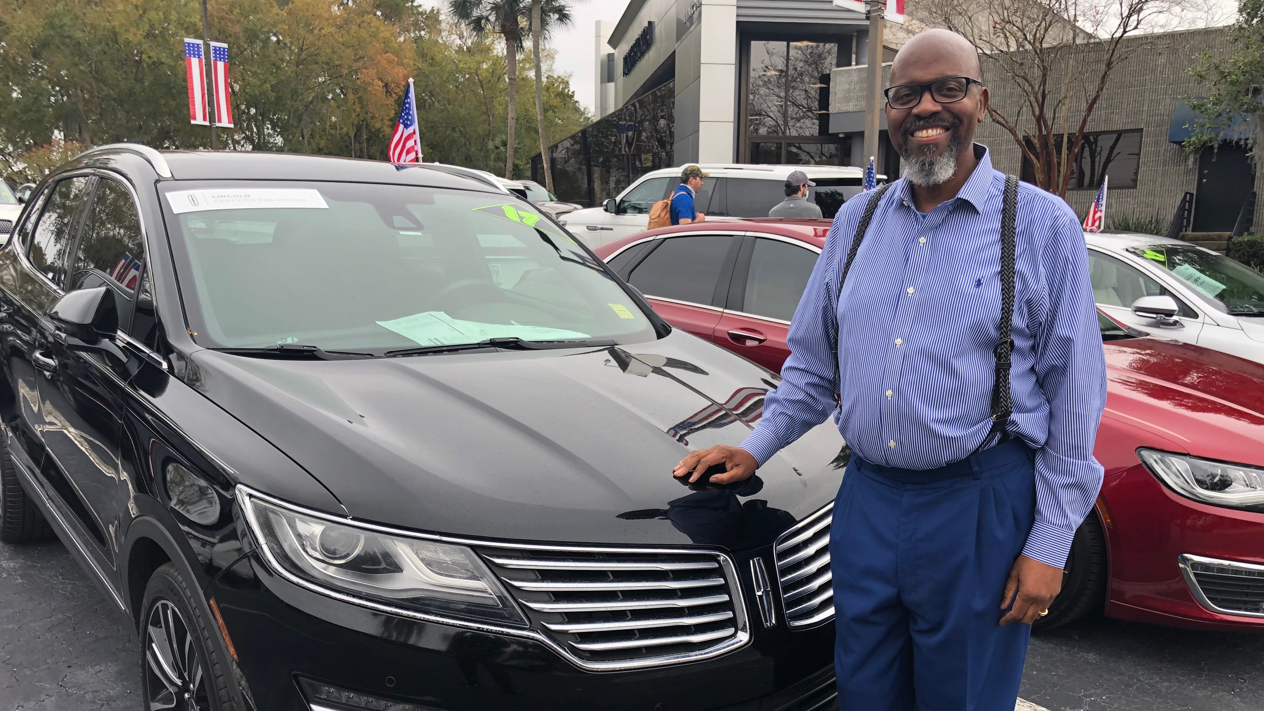 Lincoln Certified Pre-Owned SUVs, like this black 2017 MKC, have been selling well for General Manager Morris Jelks at North Florida Lincoln on Southside Boulevard.