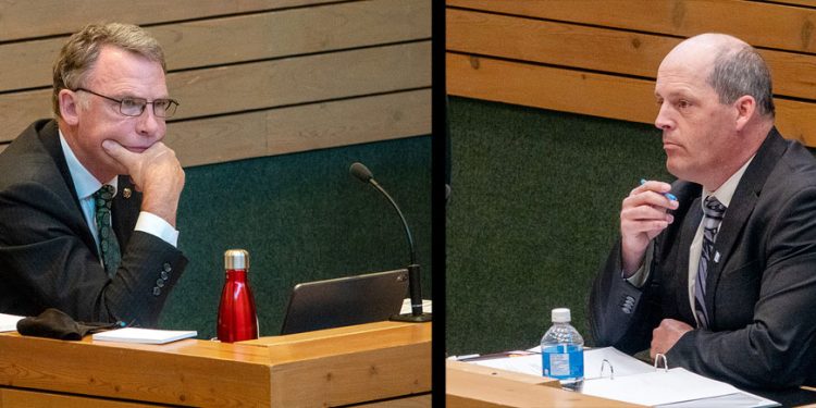 Procurement policy prompts testy exchange