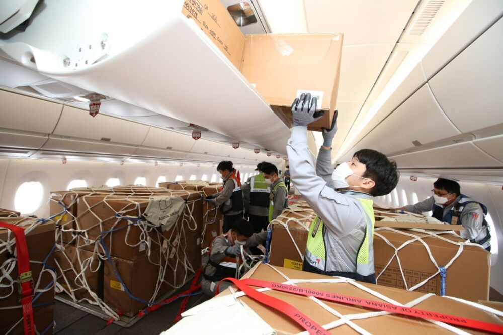 Airbus A350 without seats