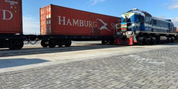Second Turkish freight train exporting goods to China reaches Baku port