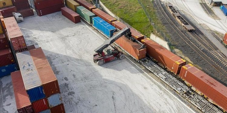 Second cargo train to China from Turkey reaches Kocaeli