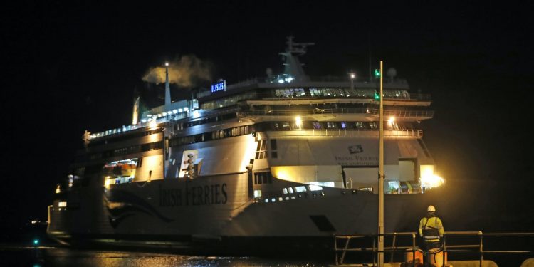 First ferries arrive in Ireland under new trade rules