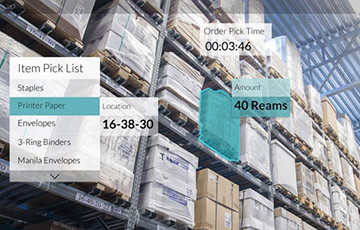 augmented reality in warehouse