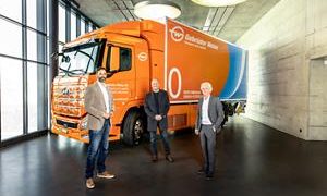Gebrüder Weiss tests its first hydrogen truck