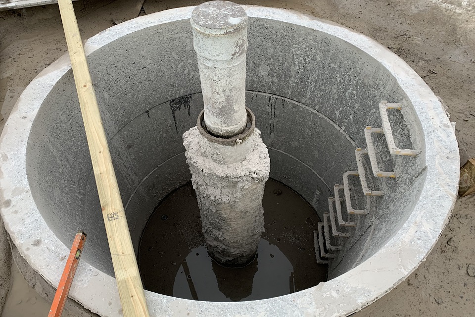 One of the boreholes we’ll be sealing at the Harwell site