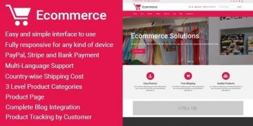 Ecommerce v1.5 – Responsive Ecommerce Business Management Script – Spark Chronicles
