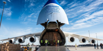 Antonov rolls out its cargo big gun, the AN-225, to fill in for grounded 124s