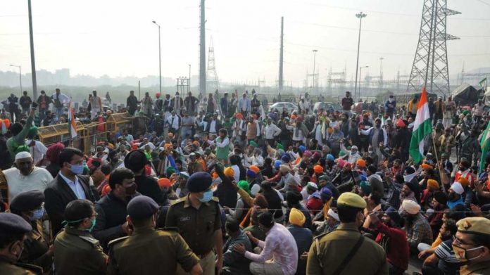 ghazipur Farmers protest at Ghazipur border | Photo: Suraj Singh Bisht | ThePrint